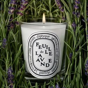 diptyque scented candle -lavender leaf -35g